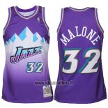 Maillot Utah Jazz Karl Malone No 32 Retro Volet
