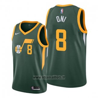 Maillot Utah Jazz Miye Oni No 8 Earned 2019-20 Vert