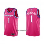 Maillot Washington Wizards Kentavious Caldwell-pope NO 1 Ville 2022-23 Rosa