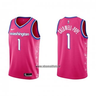 Maillot Washington Wizards Kentavious Caldwell-pope NO 1 Ville 2022-23 Rosa