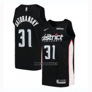 Maillot Washington Wizards Tomas Satoransky No 31 Ville 2018-19 Noir