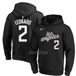 Veste a Capuche Los Angeles Clippers Kawhi Leonard Ville 2022-23 Noir