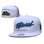 Casquette Miami Heat Mitchell & Ness Blanc2