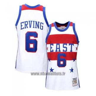 Maillot All Star 1980 Julius Erving No 6 Blanc