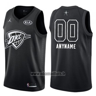 Maillot All Star 2018 Oklahoma City Thunder Nike Personnalise Noir