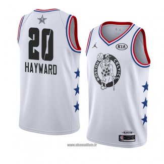 Maillot All Star 2019 Boston Celtics Gordon Hayward No 20 Blanc