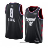 Maillot All Star 2019 Chicago Bulls Zach Lavine No 8 Noir