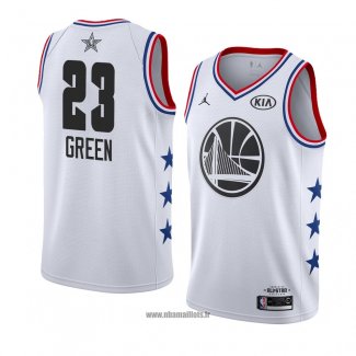 Maillot All Star 2019 Golden State Warriors Draymond Green No 23 Blanc