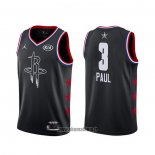 Maillot All Star 2019 Houston Rockets Chris Paul NO 3 Noir