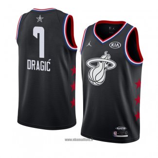 Maillot All Star 2019 Miami Heat Goran Dragic No 7 Noir