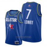Maillot All Star 2020 Tornto Raptors Kyle Lowry No 7 Bleu