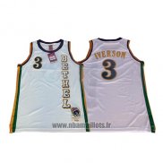 Maillot Bethel Allen Iverson No 3 Blanc