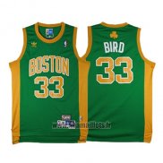 Maillot Boston Celtics Larry Bird No 33 Retro Vert2