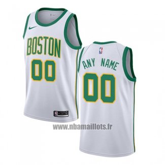 Maillot Boston Celtics Personnalise Ville 2018-19 Blanc