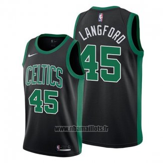 Maillot Boston Celtics Romeo Langford No 45 Statement 2019-20 Noir