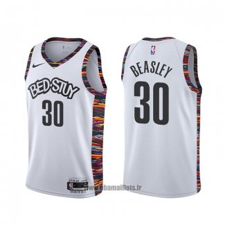 Maillot Brooklyn Nets Michael Beasley NO 30 Ville 2020 Blanc