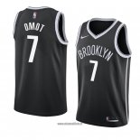 Maillot Brooklyn Nets Nuni Omot No 7 Icon 2018 Noir