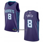 Maillot Charlotte Hornets Dennis Smith NO 8 Statement 2022-23 Volet