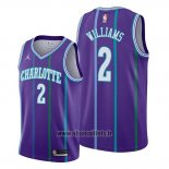 Maillot Charlotte Hornets Marvin Williams No 2 Classic 2019-20 Volet