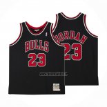 Maillot Chicago Bulls Michael Jordan NO 23 Mitchel & Ness 1997-98 Noir