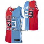 Maillot Chicago Bulls Michael Jordan NO 23 Split Bleu Rouge