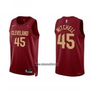 Maillot Cleveland Cavaliers Donovan Mitchell NO 45 Icon 2022-23 Rouge