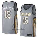 Maillot Cleveland Cavaliers London Perrantes No 15 Ville 2018 Gris