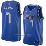 Maillot Dallas Mavericks Dwight Powell No 7 Icon 2018 Bleu