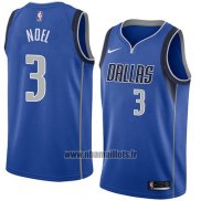 Maillot Dallas Mavericks Nerlens Noel No 3 Icon 2018 Bleu