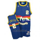 Maillot Denver Nuggets Alex English No 2 Retro Bleu