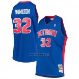 Maillot Detroit Pistons Richard Hamilton NO 32 Mitchell & Ness 2003-04 Bleu
