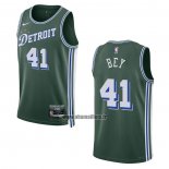 Maillot Detroit Pistons Saddiq Bey NO 41 Ville 2022-23 Vert
