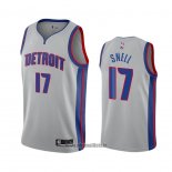 Maillot Detroit Pistons Tony Snell No 17 Statement 2020-21 Gris