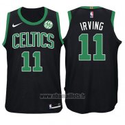 Maillot Enfant Boston Celtics Kyrie Irving No 11 Statement 2017-18 Noir