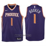 Maillot Enfant Phoenix Suns Devin Booker No 1 2017-18 Volet