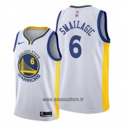 Maillot Golden State Warriors Alen Smailagic No 6 Association Blanc