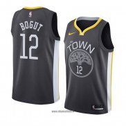 Maillot Golden State Warriors Andrew Bogut No 12 Statement 2018 Noir