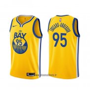 Maillot Golden State Warriors Juan Toscano-anderson NO 95 Statement Or