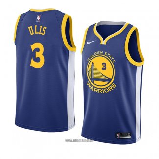 Maillot Golden State Warriors Tyler Ulis No 3 Icon 2018 Bleu