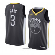 Maillot Golden State Warriors Tyler Ulis No 3 Statement 2018 Noir