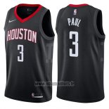 Maillot Houston Rockets Chris Paul No 3 2017-18 Noir