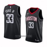 Maillot Houston Rockets James Ennis Iii No 33 Statement 2018 Noir