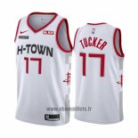 Maillot Houston Rockets P.j. Tucker No 17 Ville Edition Blanc