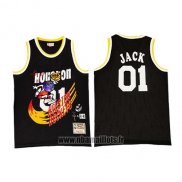 Maillot Houston Rockets x Cactus Jack No 01 Noir