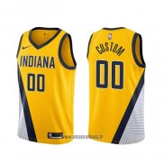 Maillot Indiana Pacers Personnalise Statement 2019-20 Jaune