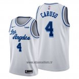 Maillot Los Angeles Lakers Alex Caruso No 4 Classic Edition 2019-20 Blanc