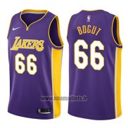 Maillot Los Angeles Lakers Andrew Bogut No 66 Statement 2017-18 Volet