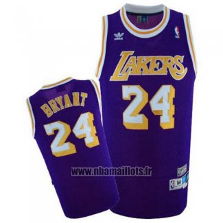 Maillot Los Angeles Lakers Kobe Bryant No 24 Retro Volet2