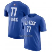 Maillot Manche Courte All Star 2023 Luka Doncic Bleu