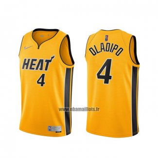 Maillot Miami Heat Kz Okpala No 4 Earned 2020-21 Or